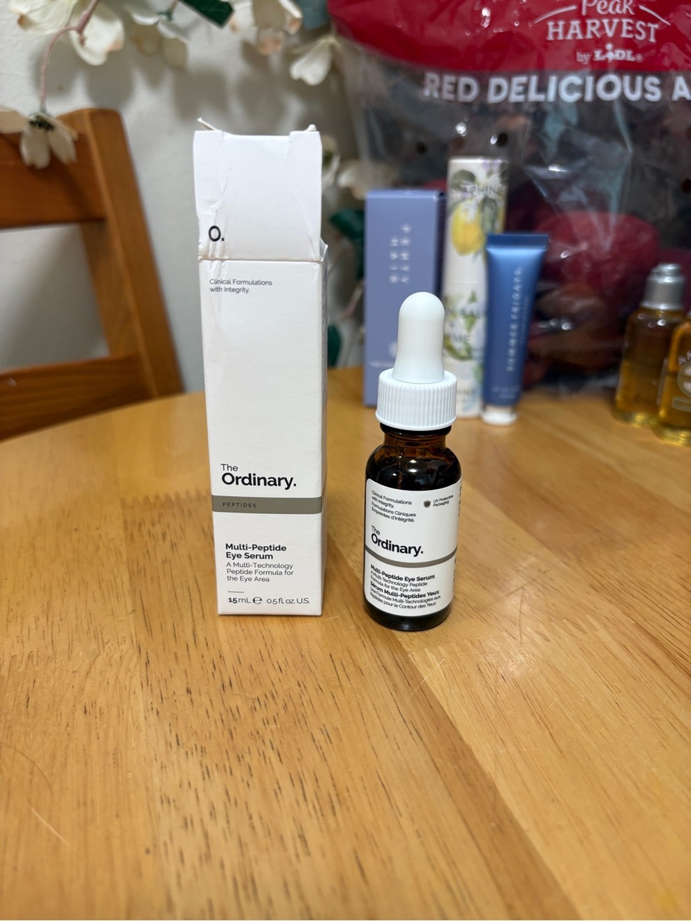 The Ordinary Multi-Peptide Eye Serum, 15ml/0.5oz, BNIB, For Wrinkles, New